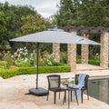 Outdoor Water Resistant Canopy w/ Plastic Base Aluminum Pole - Plugsus Home Furniture
