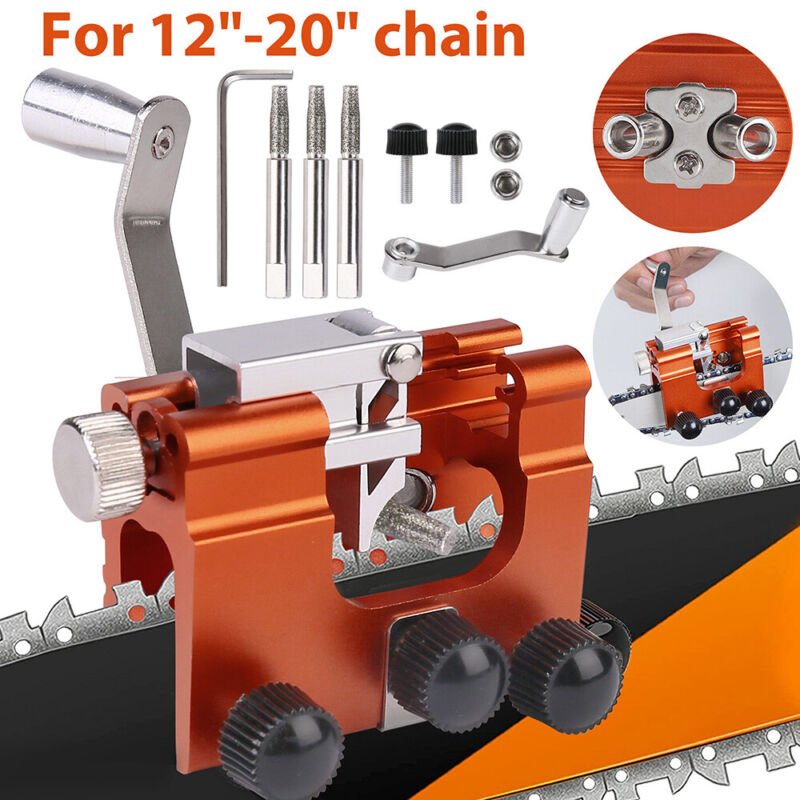 Portable Chainsaw Sharpening Jig Kit for 12-20" Chainsaws and Electric Saws - Plugsus Home Furniture