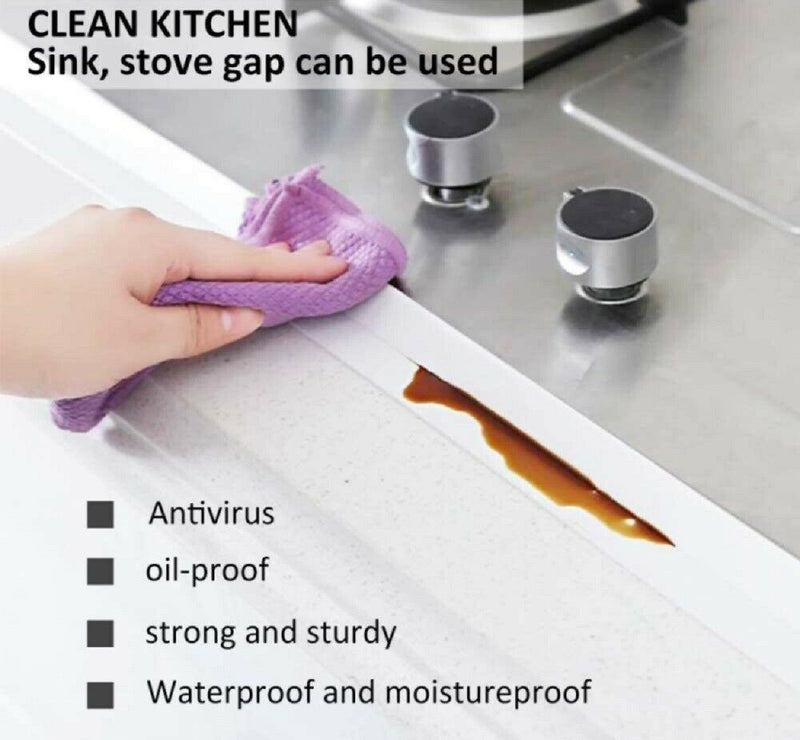 Waterproof Kitchen Fixture Tape Self Adhesive Sanitary Caulk Strip Corner  Seal Tape for Bathroom & Toilet - China Adhesive Tape, Seal Tape