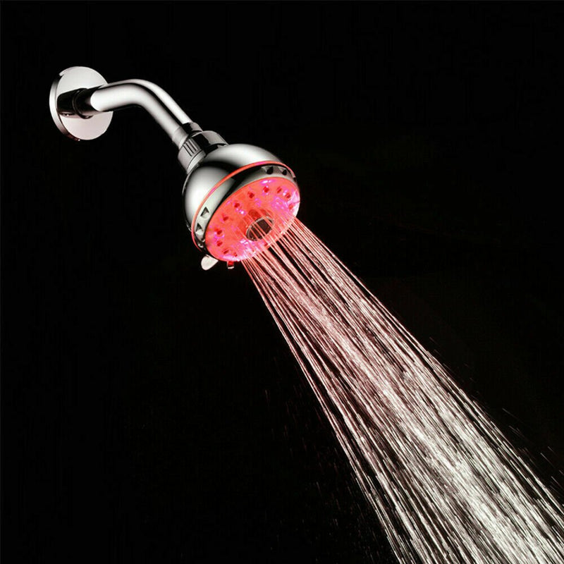 RGB 7 Colorful LED Light Shower Head Water Bath Bathroom Filtration Shower USA - Plugsus Home Furniture