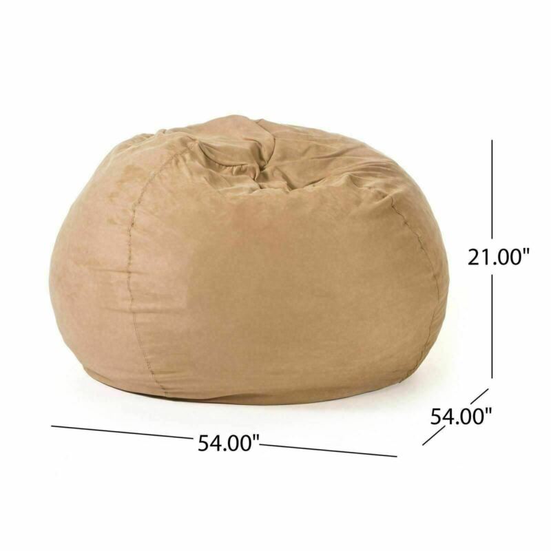 Waldo Faux Suede 5 Foot Bean Bag