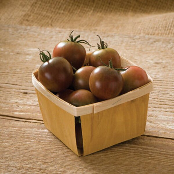 SCARBOROUGH SEEDS Organic Black Cherry Tomato 50 Seeds -Non-GMO -Heirloom - Plugsus Home Furniture