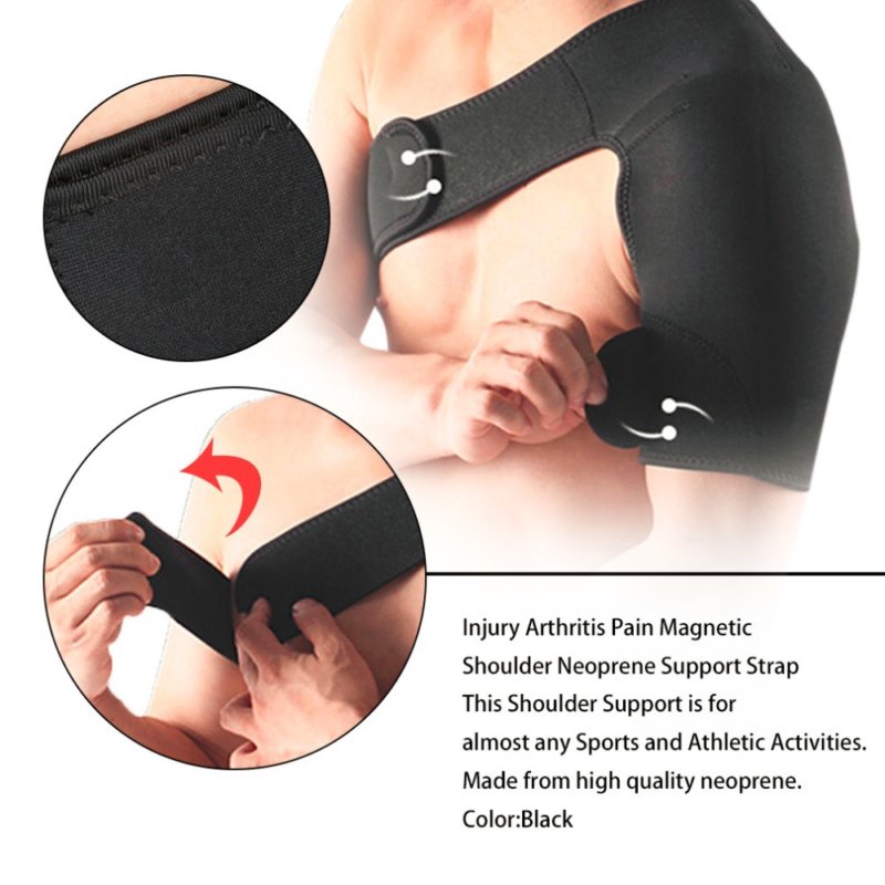 Shoulder Brace Support Compression Sleeve for Rotator Cuff Joint Pain Relief - Plugsus Home Furniture