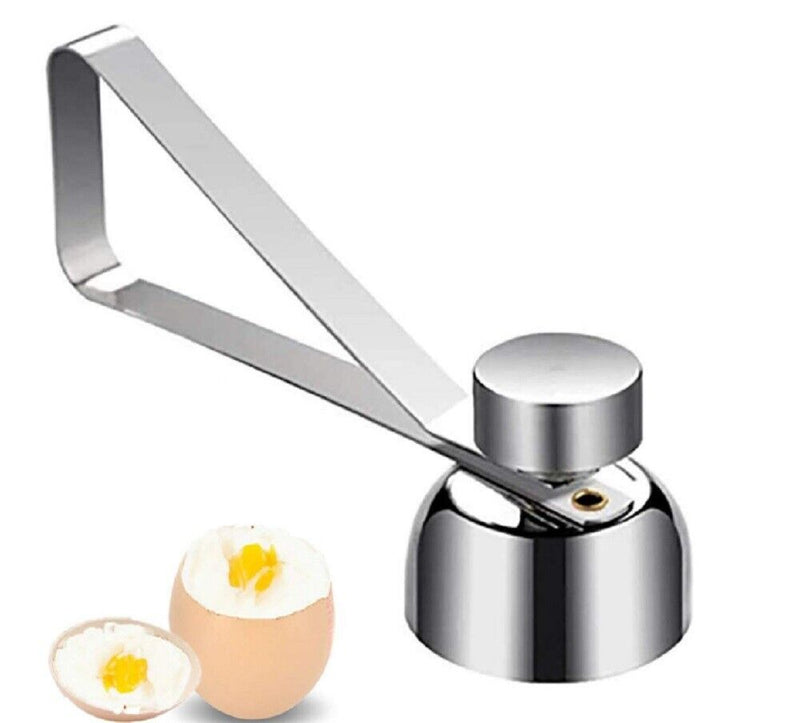 Stainless Steel Egg Shell Opener Topper Cutter Cracker Knocker Kitchen Home Tool - Plugsus Home Furniture