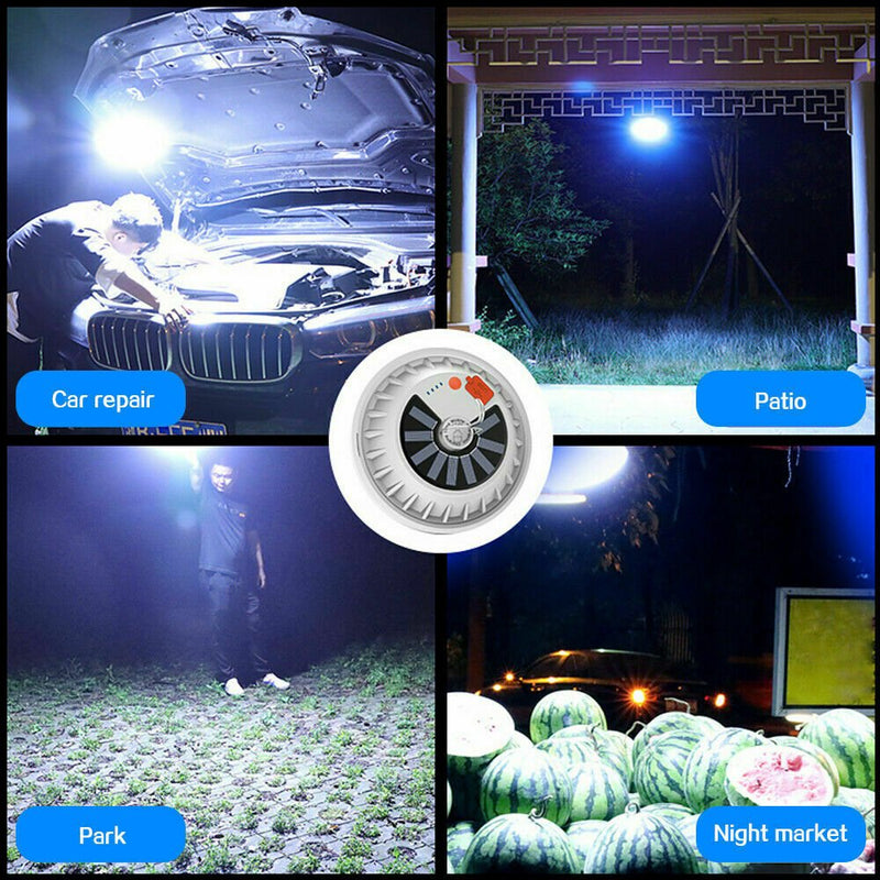 Ultra Bright 60W LED Outdoor Camping Lamp Portable Solar Power Tent Light Bulb - Plugsus Home Furniture