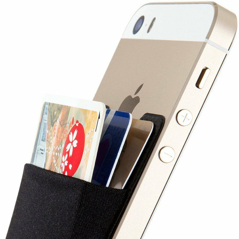 Universal Adhesive Pocket Stick On Wallet Card Holder Pouch Case For Cell Phone - Plugsus Home Furniture