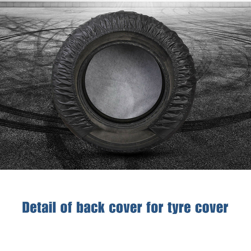 Waterproof Tire Covers Set Of 4 Wheel&Tyre RV Trailer Camper Sun Protector 32" - Plugsus Home Furniture