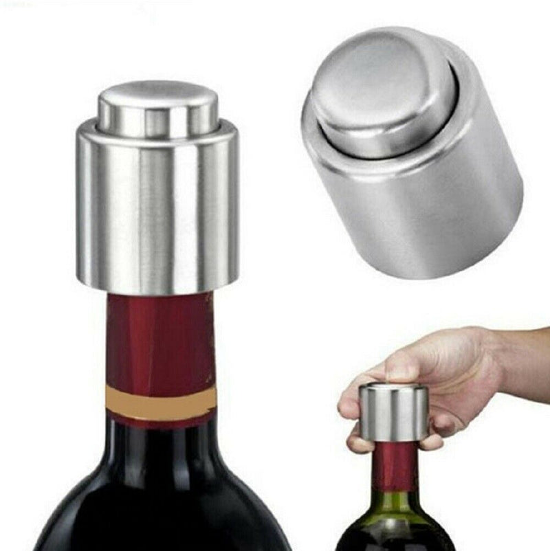 Wine Bottle Stopper Plug With Vacuum Seal Winery Sealer Top Airless Saver Fresh - Plugsus Home Furniture