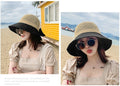 Women Floppy Sun Beach Straw Hats Wide Brim Packable Summer Cap US - Plugsus Home Furniture